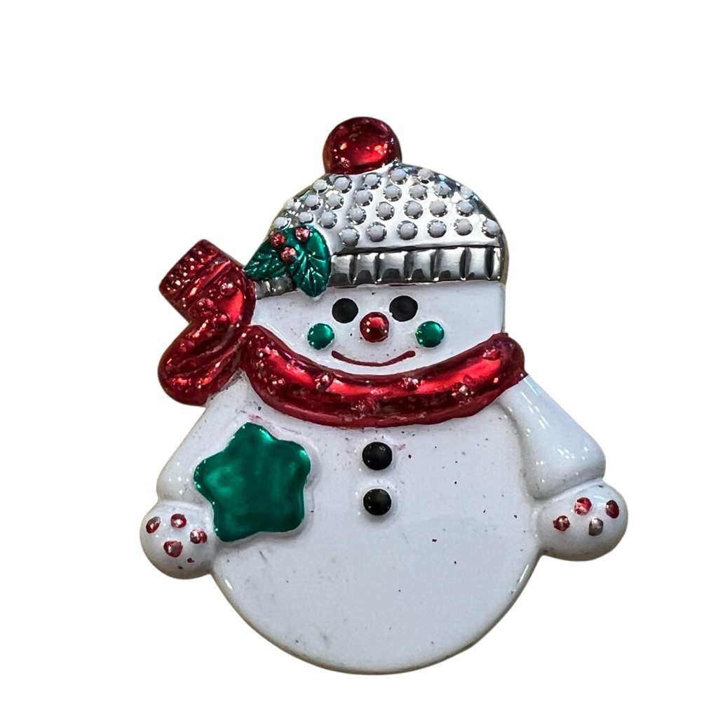 Christmas Snowman Enamel Best Vintage Brooch Pin Pendant Combo Colorful Festive 19$